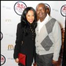 Actress Denyce Lawton and her Father on the red carpet