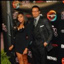 The Hosts of the 2010 Soul Train Awards Taraji P. Henson and Terrence Howard pose on the red carpet