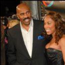 Steve Harvey and Wife arrive at the 2010 Soul Train Awards