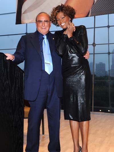 Clive Davis and Whitney Houston