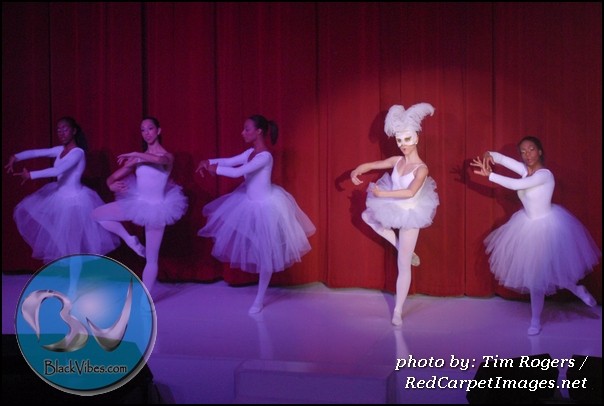 Dancers providing some of the entertainment at the event