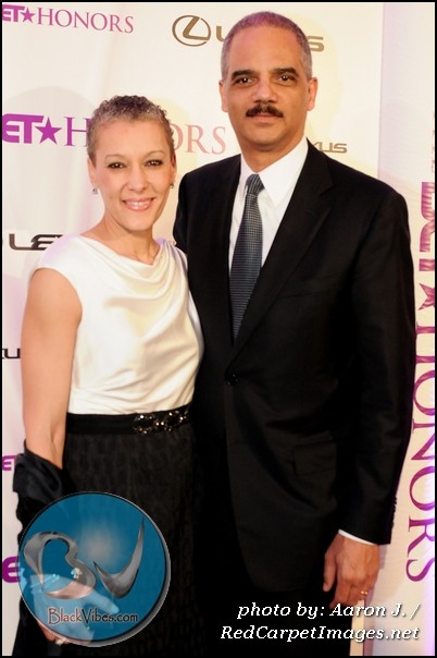 US Attorney General Eric Holder and his Wife