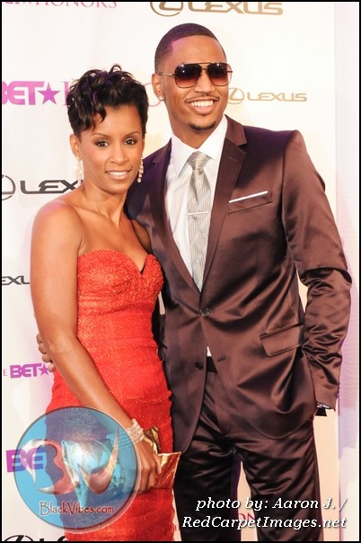 Trey Songz and his Mom as his Guest @ 2011 BET Honors