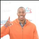 Dwight Howard is full of energy and all smiles as he arrives to The Staples Center for the NBA AllStar Game