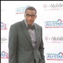 NY Knicks AllStar Amare Stoudemire arrives to the 2011 NBA AllStar Game in Los Angeles