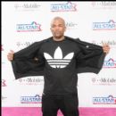 DMC of Run DMC the NBA AllStar game magenta carpet