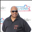 The Great Stevie Wonder arrives to The Staples Center for the game