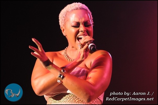 Chrisette Michele performs