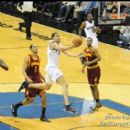 Wizards JaVale McGee on a fast break layup