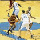 Wizards JaVale McGee defends against the Cavaliers Alonzo Gee