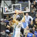 JaVale McGee gets a dunk in the 2nd half of the game