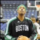 Celtics Paul Pierce before the game