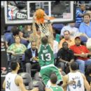 Celtics Delonte West rises above the rim
