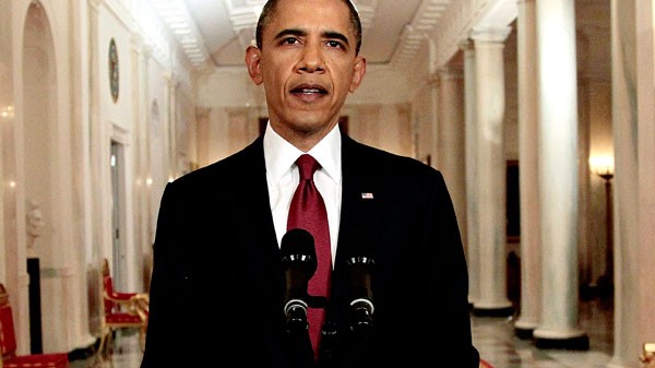 President Barack Obama Gives A Televised Statement On The Death Of Bin Laden