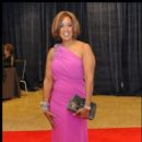 Gayle King poses on the red carpet at the White House Correspondents Dinner