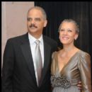 US Attorney General Eric Holder and his Wife arrive to the White House Correspondents Dinner