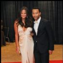 John Legend and Girlfriend Christine Teigen arrive together to the White House Correspondents Dinner