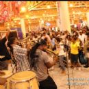 A New Orleans band plays for attendees at the Convention Center for Essence Music Festival 2011