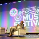 Steve Harvey and Soledad O'Brien speak at one of the Essence empowerment seminars