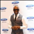 Singer Kem backstage at the Convention Center