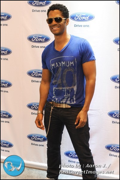 Singer Eric Benet backstage at Essence Music Festival in the Convention Center