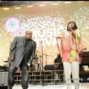 Gospel Artists Fred Hammond and CeCe Winans perform on stage at the Convention Center