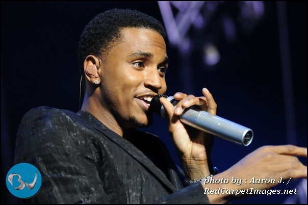 Singer Trey Songz performs on the Main Stage at Essence for the second straight year 