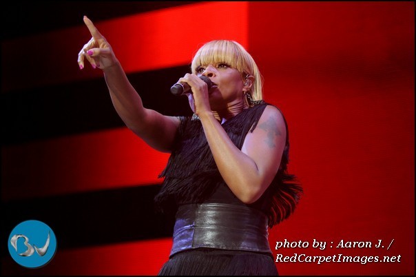 Mary J. Blige was the Headliner for the last night of concerts at Essence Music Festival 2011