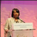 Bernice King (Daughter of Dr. Martin Luther King, Jr.) delivers remarks at the luncheon
