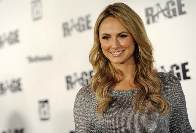 Stacy Keibler at the official launch party for the video game 'Rage'