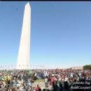 The National Action Network's rally for jobs drew thousands to the National Mall in Washington DC