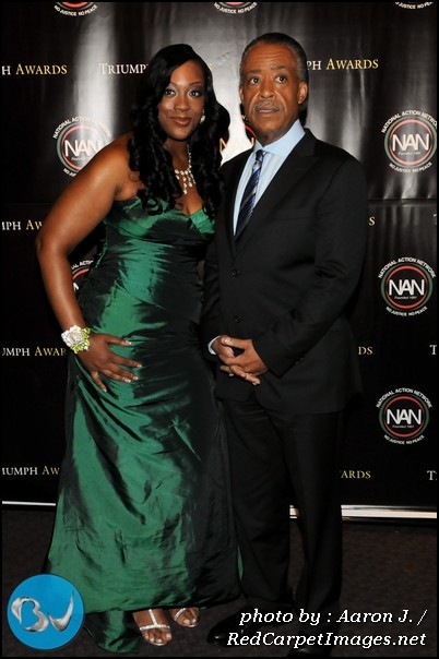 Rev Al Sharpton with his Daughter Dominique Sharpton