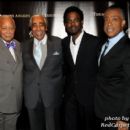 Former NY Mayor David Dinkins, Congressman Charles Rangel, Comedian Chris Rock, and Rev Al Sharpton 