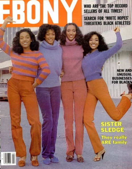 Sister Sledge covers EBONY Magazine, February 1980