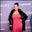 Singer Jill Scott looking amazing in her sequined red dress at the 2012 BET Honors
