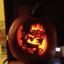 A Michael Jackson pumpkin