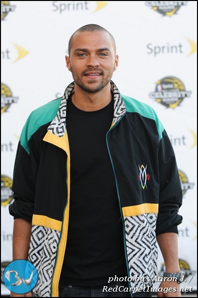 Actor Jesse Williams before the celebrity game