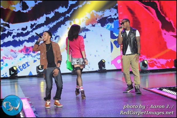 Diggy Simmons and Jeremih team up for a song together at BET Rip the Runway