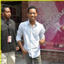 Tyler outside Wendy Williams set