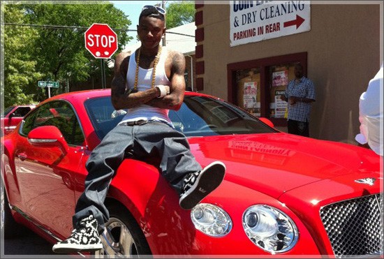 Soulja Boy and prized Bentley 