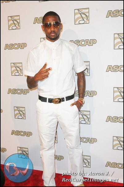 Fabolous stops for photographers at the 2012 ASCAP Rhythm and Soul Awards