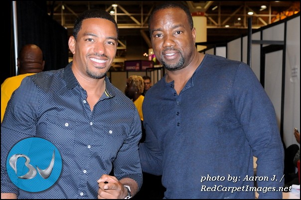 Actors Laz Alonso and Malik Yoba