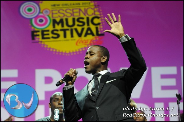 Pastor Charles Jenkins sings his song "Awesome God"
