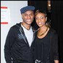 Kenny Lattimore and MC Lyte pose for a pic together