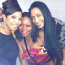 Christal Danielle Jordan (Enchanted PR) with Atlanta socialites Tisha DeShields and Monica Polo