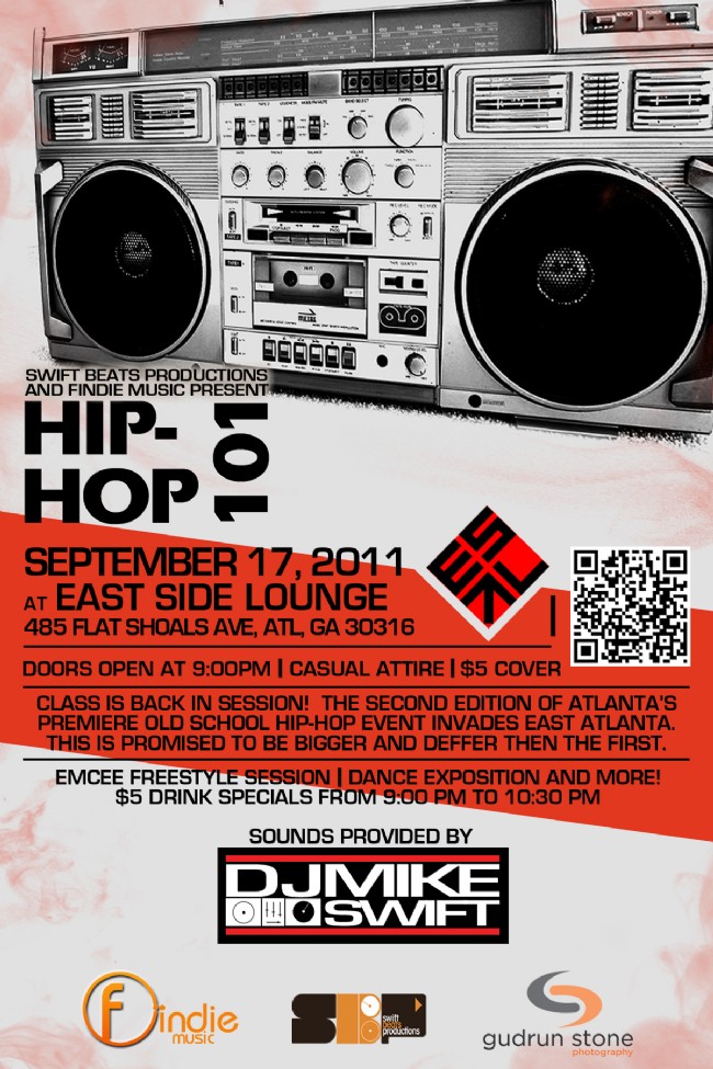 Hip-Hop 101 Flyer 2 (Front)