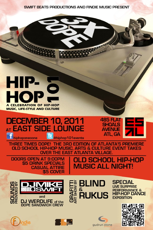 Hip-Hop 101 Flyer 3