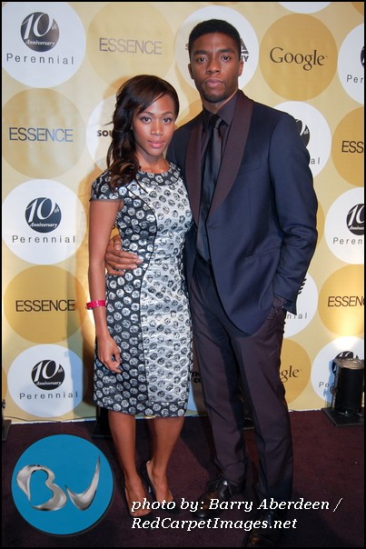 Nicole Beharie and Chadwick Boseman (Actors in the upcoming Jackie Robinson movie "42")