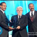 Congressman Emmanuel Cleaver, Honoree George Lucas, and Actor/Director Robert Townsend