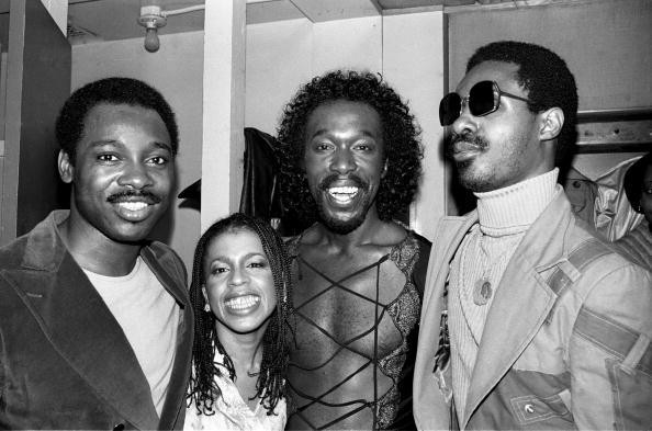 George Benson, Valerie Simpson, Nick Ashford and Stevie Wonder